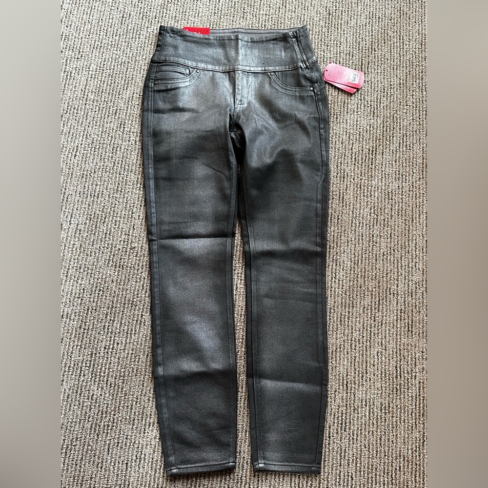 NWT Spanx wax denim leggings/jeans small